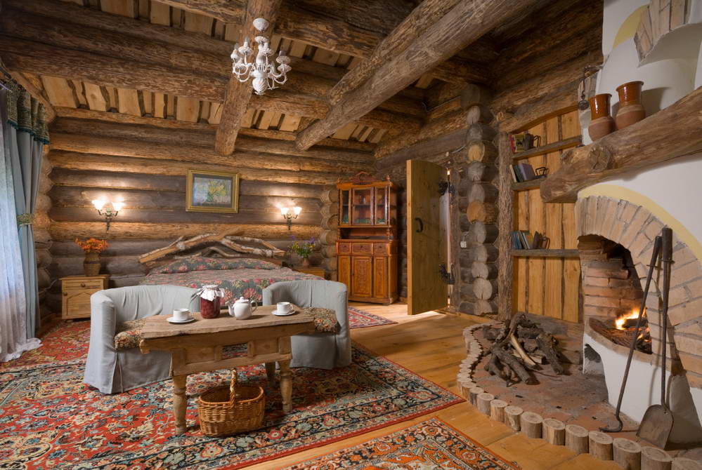 Интерьер деревянного дома внутри с фото — INMYROOM